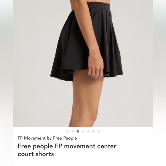 FP Movement Center Court Shorts in Black - Picture 3 of 6